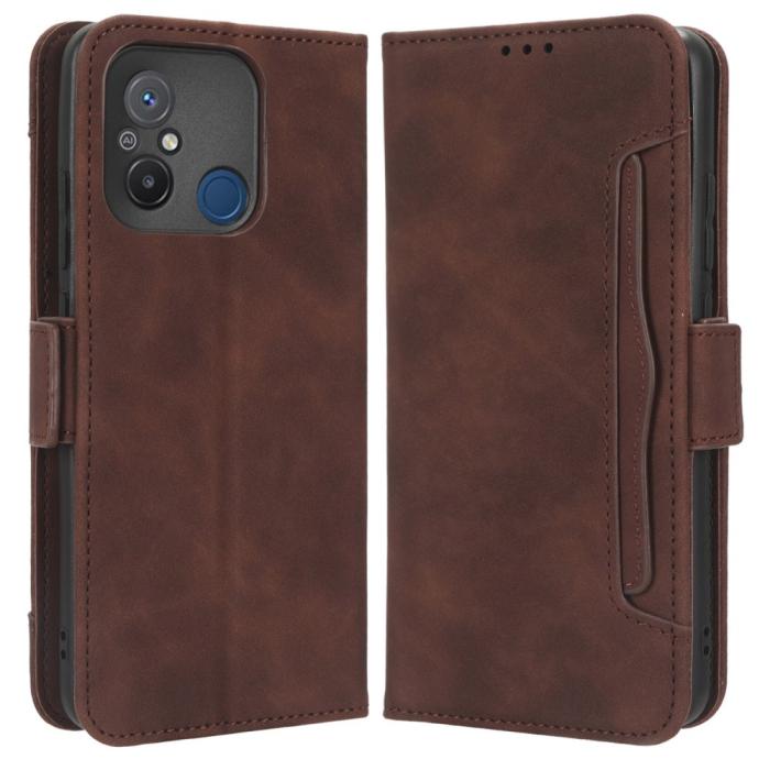 Bild 1, Xiaomi Redmi 12C 4G Fodral Med Avtagbart Kortfodral Brun