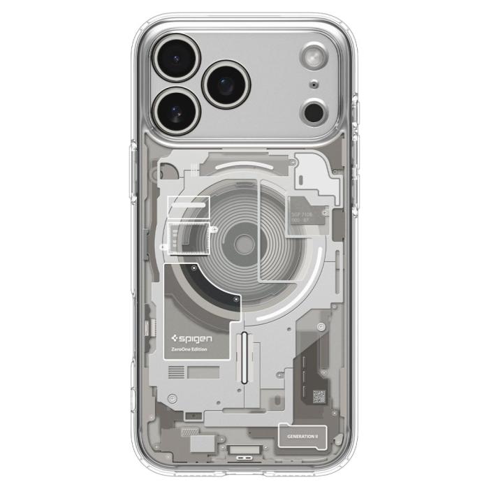 Bild 4, Spigen iPhone 18 Pro / 17 Pro Skal MagSafe Zero One Titanium