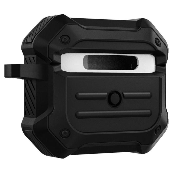 Bild 4, Spigen Apple AirPods 3 (2021) Fodral Tough Armor Svart