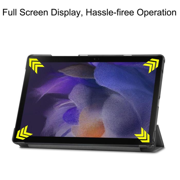 Bild 5, Samsung Galaxy Tab A8 10.5 (2021) Fodral Tri-Fold Shockproof Grå