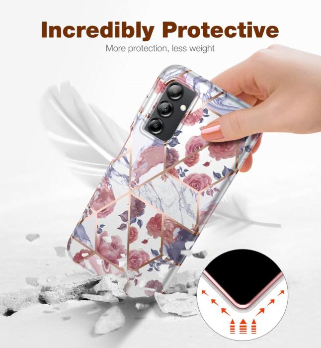 Bild 4, Tech-Protect Galaxy A14 4G/5G Skal Velar Marmor