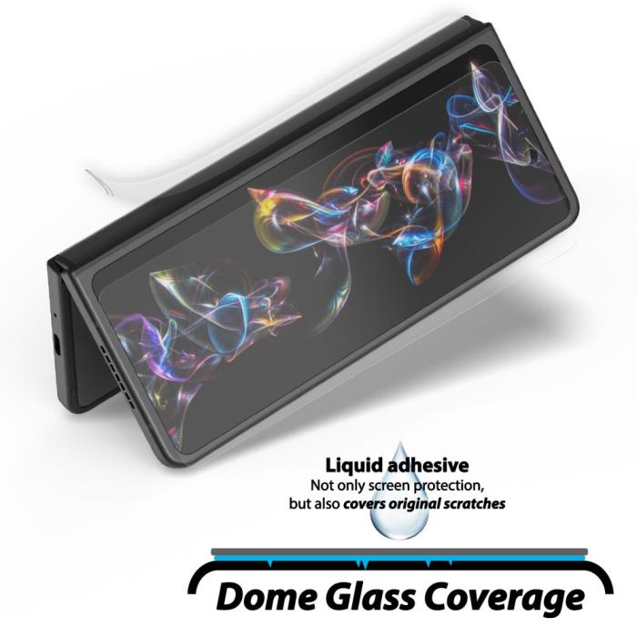 Bild 3, Whitestone Samsung Galaxy Z Fold 4 2-PACK Skärmskydd DOME Glass
