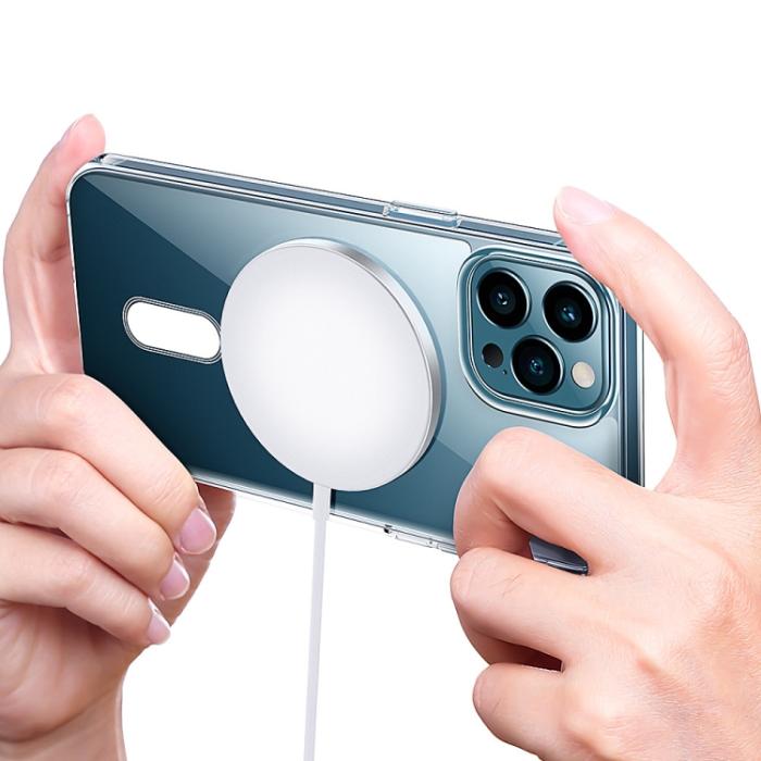 Bild 5, iPhone 14 Skal MagSafe Akryl/TPU Transparent
