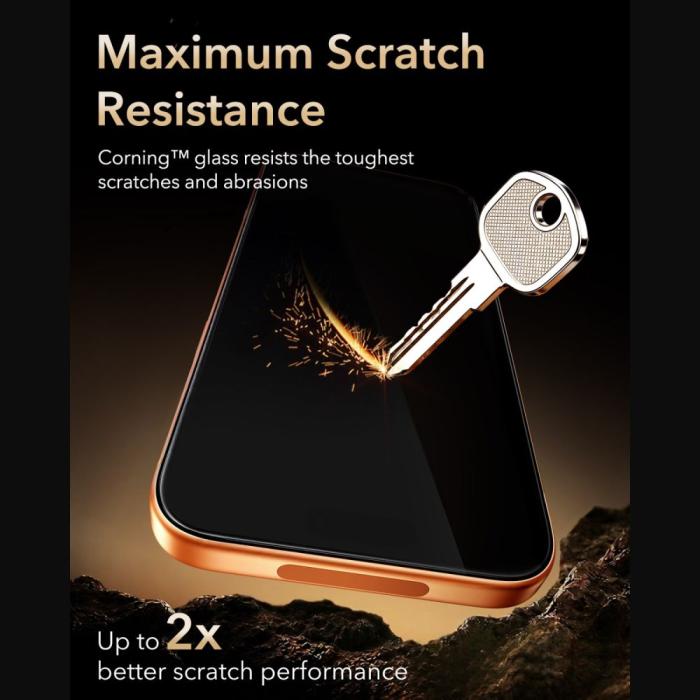 Bild 6, ESR iPhone 18 Pro Max/17 Pro Max Skärmskydd UltraFit Amorite Pro Härdat Glas