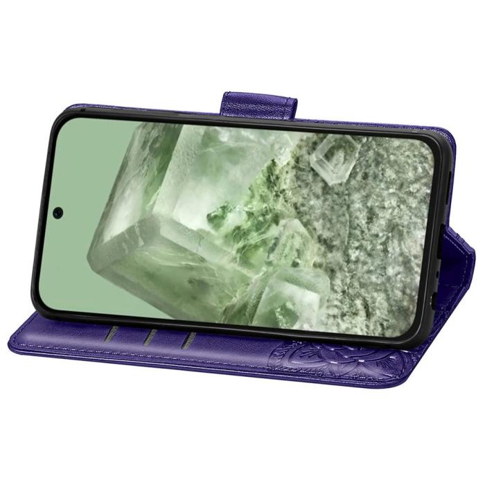 Bild 3, Google Pixel 8A Fodral Butterfly Lila