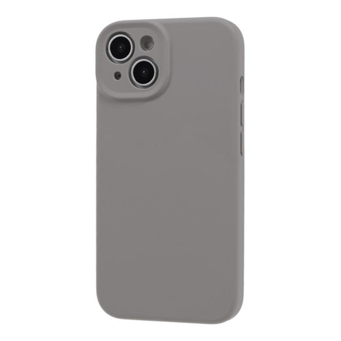 Bild 3, iPhone 15 Plus Skal Liquid Silikon Grå