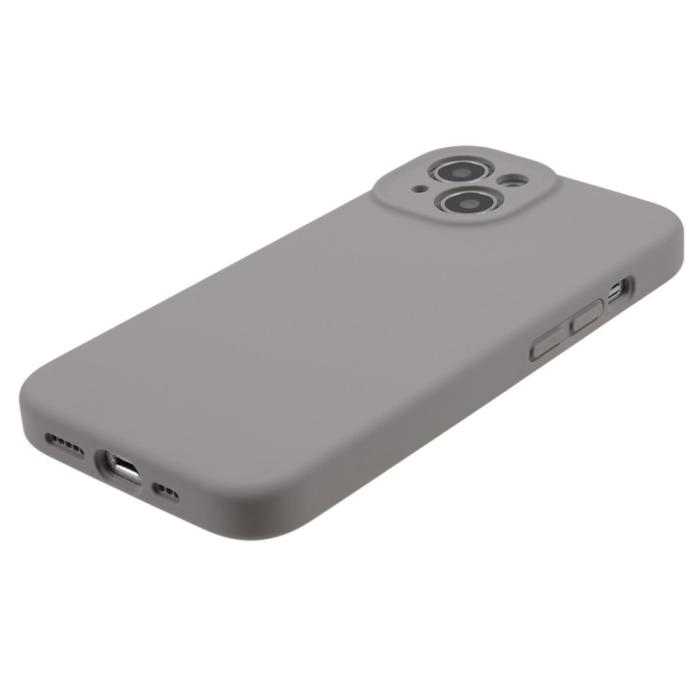 Bild 4, iPhone 15 Plus Skal Liquid Silikon Grå