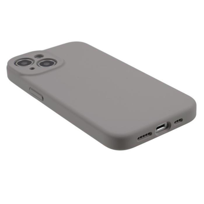 Bild 5, iPhone 15 Plus Skal Liquid Silikon Grå