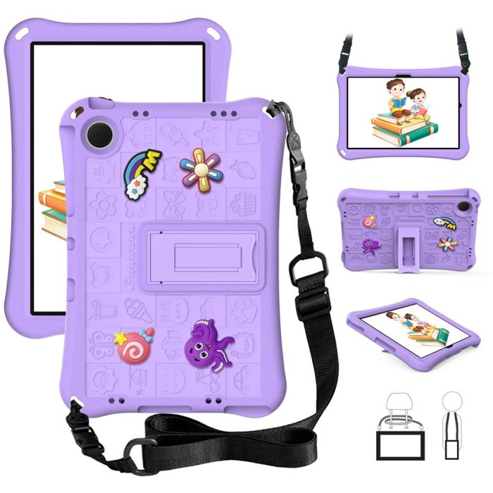 Bild 3, Samsung Galaxy Tab A11 Plus / A9 Plus Skal EVA Kickstand Lila