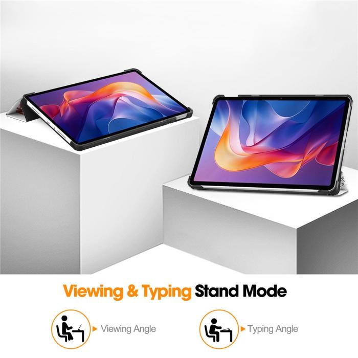 Bild 4, Xiaomi Redmi Pad 2 Fodral Tri-Fold Eiffeltornet