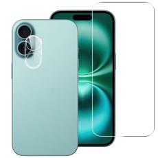 iPhone 17 Sk&auml;rmskydd / Linsskydd H&auml;rdat Glas