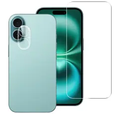 iPhone 17 Sk&auml;rmskydd / Linsskydd H&auml;rdat Glas