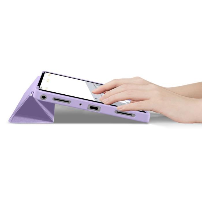 Bild 6, Tech-Protect Galaxy Tab A11 Plus/A9 Plus Fodral SmartCase Violet