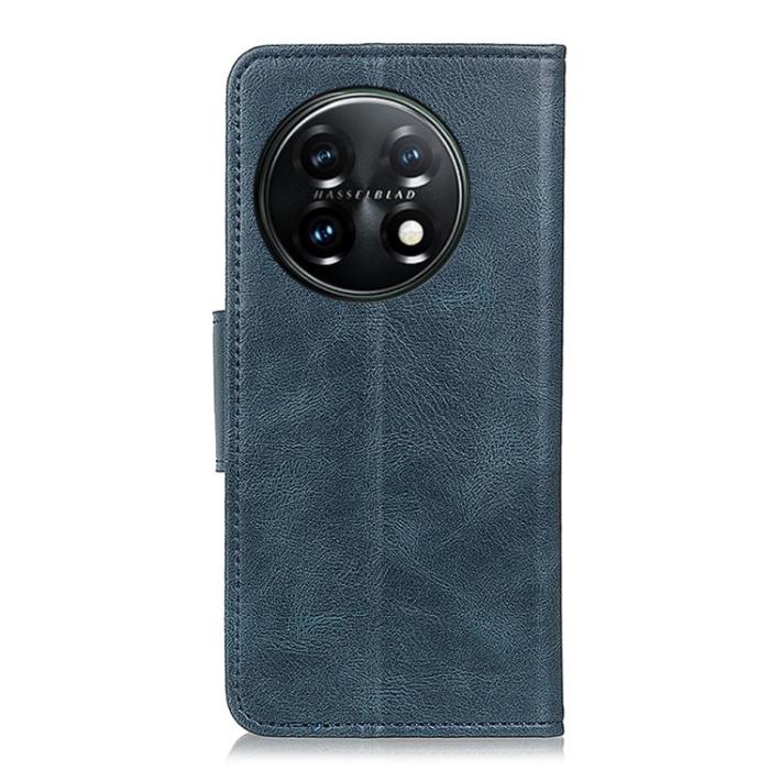 Bild 3, OnePlus 11 5G Fodral Crazy Horse Läder Blå