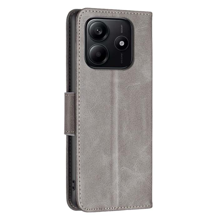 Bild 5, Xiaomi Redmi Note 14 4G Fodral Läder Solid Shark Grå