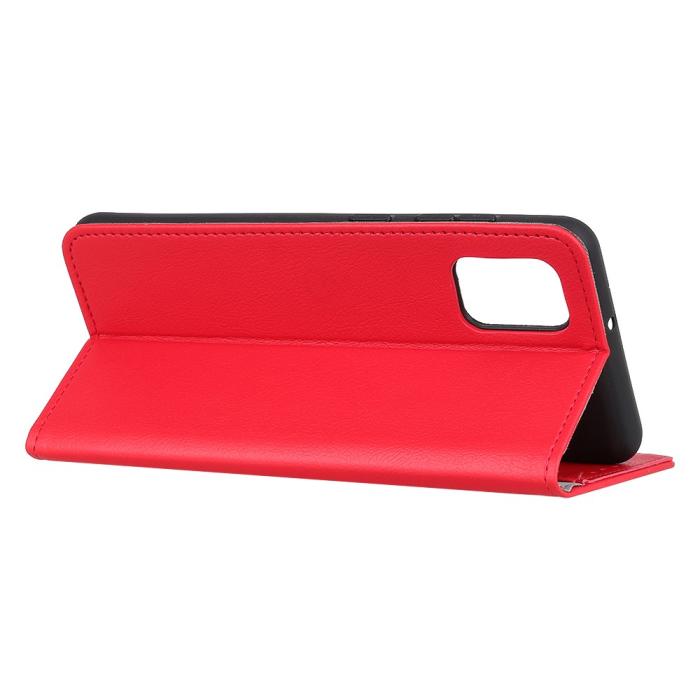 Bild 3, Samsung Galaxy A02s - Plånboksfodral - Röd