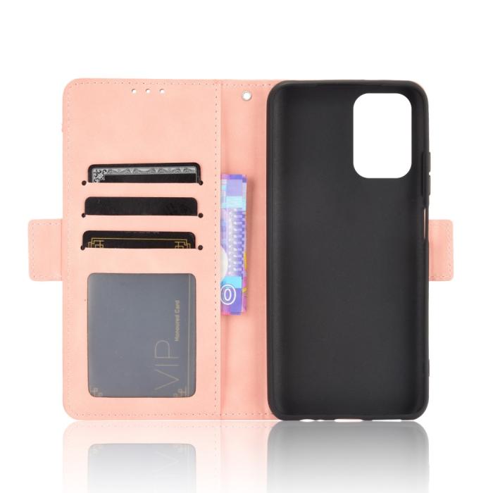 Bild 3, Xiaomi Redmi Note 10S - Fodral Med Avtagbart Kortfodral - Ljus Rosa