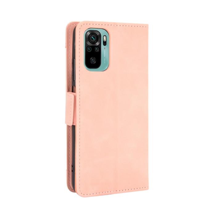 Bild 6, Xiaomi Redmi Note 10S - Fodral Med Avtagbart Kortfodral - Ljus Rosa
