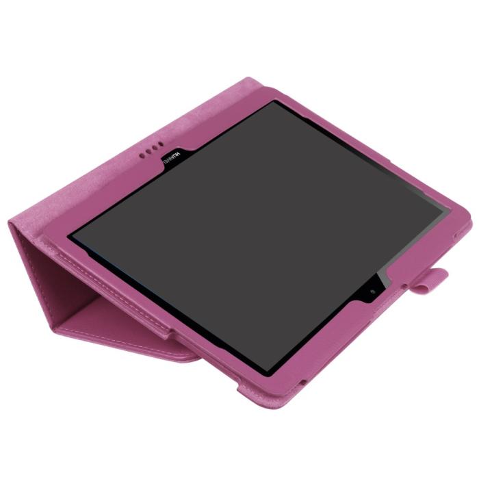 Bild 3, Huawei MediaPad T3 10 - Litchi läderfodral - Lila