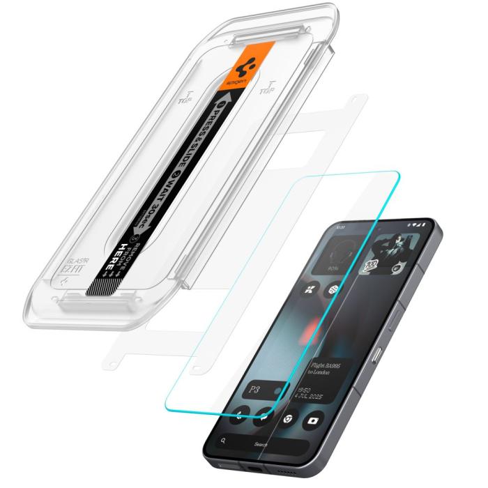 Bild 2, Spigen Nothing Phone 3 2-PACK Skärmskydd GLAS.tR 
