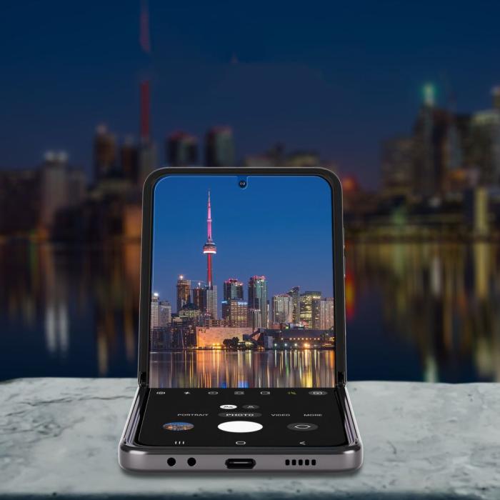 Bild 4, Whitestone Galaxy Z Flip 5 4-PACK Skärmskydd Premium Gen Film