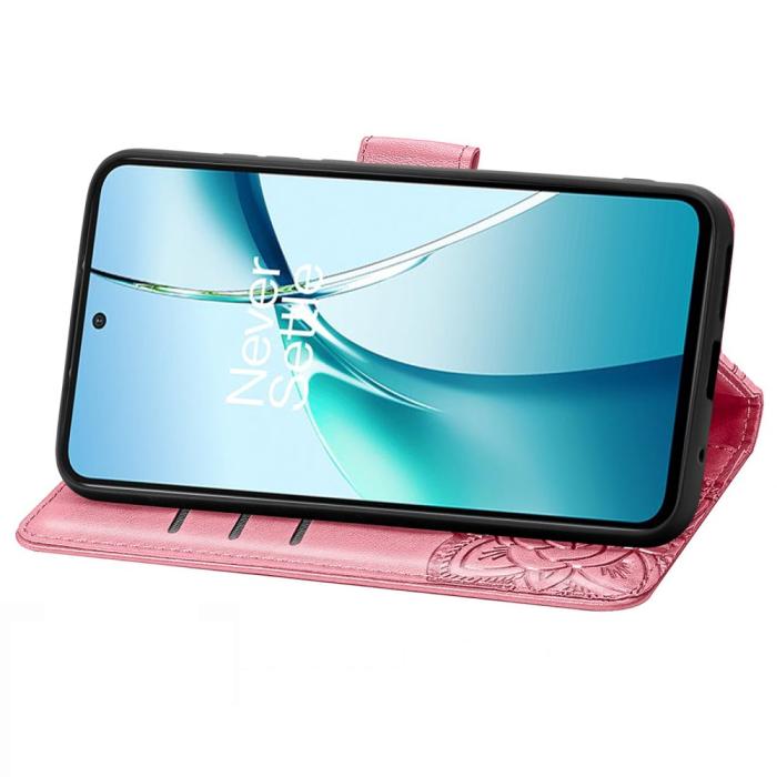 Bild 4, Samsung Galaxy S25 Edge Fodral Med Fjäril Tryck Rosa
