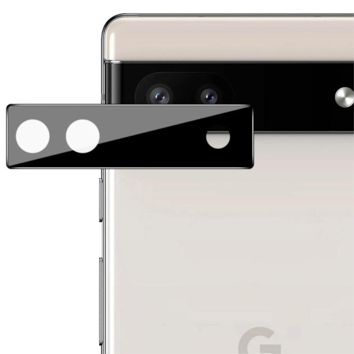 Bild 1, IMAK Google Pixel 6A Linsskydd Härdat Glas Svart
