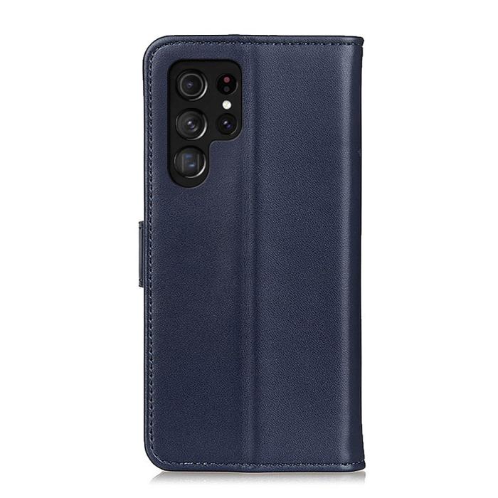 Bild 3, Samsung Galaxy S22 Ultra Fodral Läder Mörk Blå