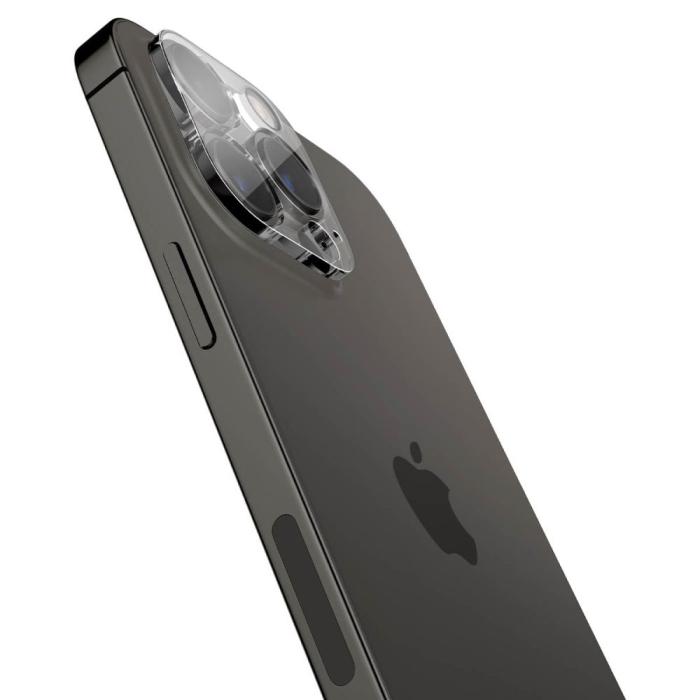 Bild 3, Spigen iPhone 14 Pro / 14 Pro Max 2-PACK Optik GLAS.tR Linsskydd