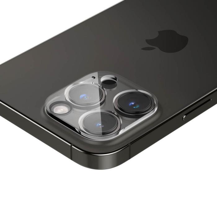 Bild 4, Spigen iPhone 14 Pro / 14 Pro Max 2-PACK Optik GLAS.tR Linsskydd