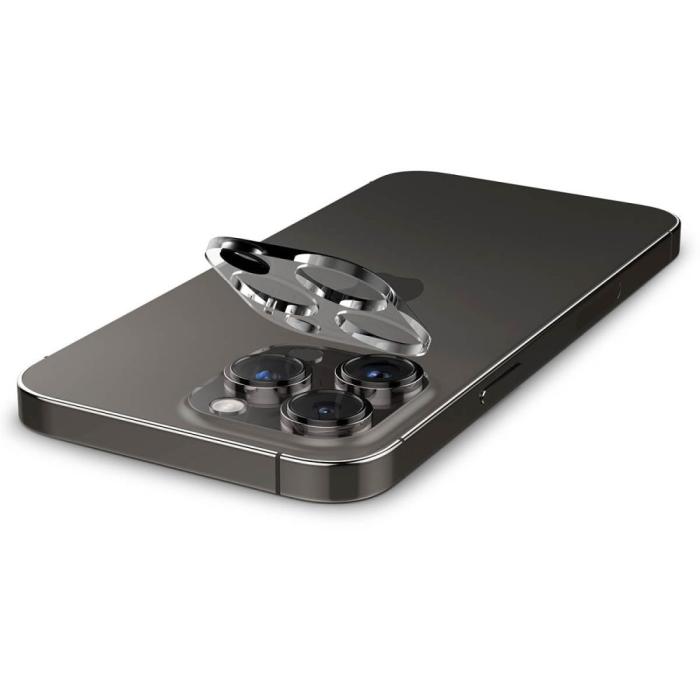Bild 5, Spigen iPhone 14 Pro / 14 Pro Max 2-PACK Optik GLAS.tR Linsskydd