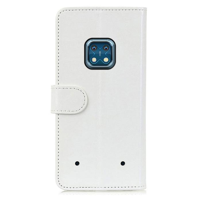 Bild 3, Nokia XR20 Fodral Crazy Horse Läder Vit