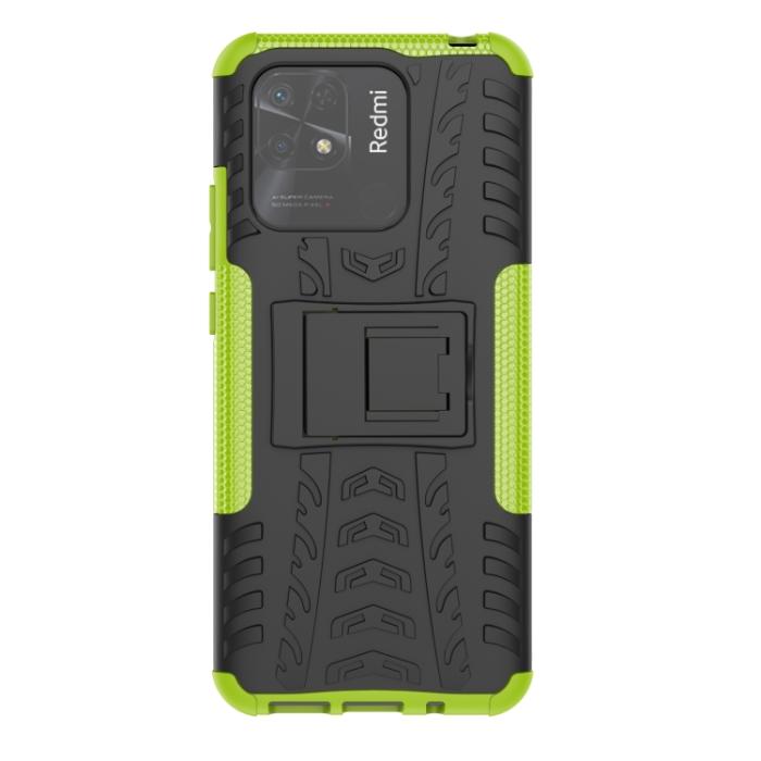Bild 2, Xiaomi Redmi 10C Skal Ultimata Stöttåligt med Stöd Grön
