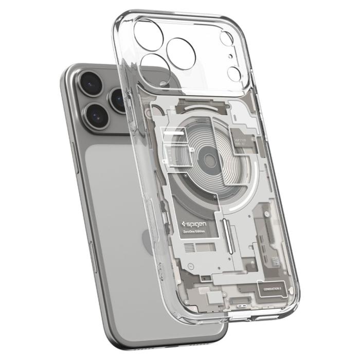 Bild 5, Spigen iPhone 18 Pro / 17 Pro Skal MagSafe Zero One Titanium