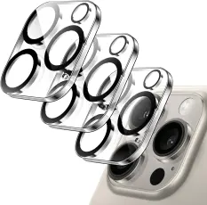 3-Pack iPhone 16 Pro Max Linsskydd I Härdat Glas