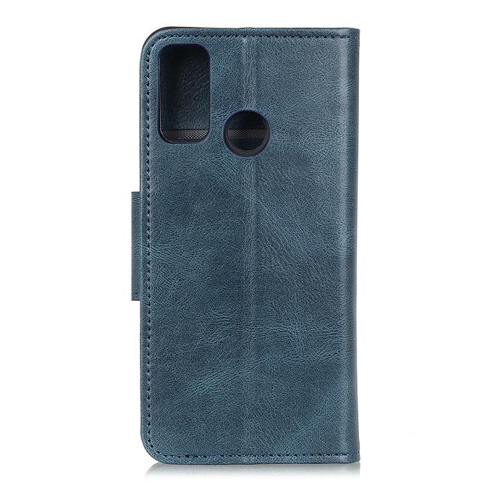 Bild 2, Xiaomi Redmi 9C Fodral Crazy Horse Läder Blå