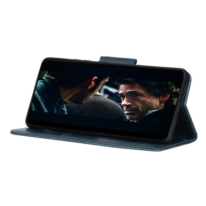 Bild 5, Xiaomi Redmi 9C Fodral Crazy Horse Läder Blå