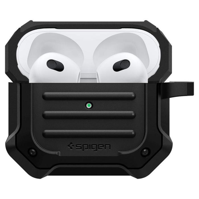 Bild 6, Spigen Apple AirPods 3 (2021) Fodral Tough Armor Svart