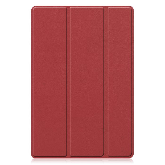 Bild 3, Samsung Galaxy Tab A8 10.5 (2021) Fodral Tri-Fold Shockproof Vinröd