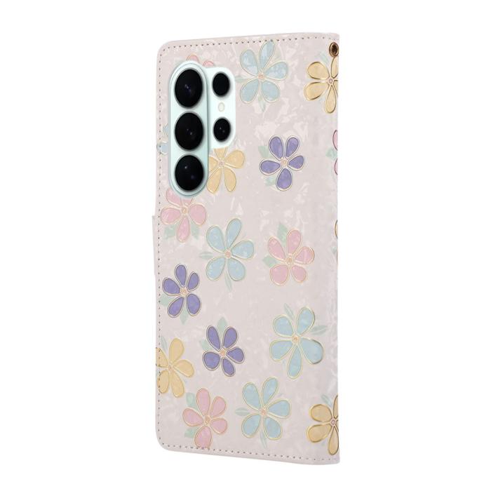 Bild 6, Samsung Galaxy S26 Ultra Fodral RFID Läder Färgglada Blommor