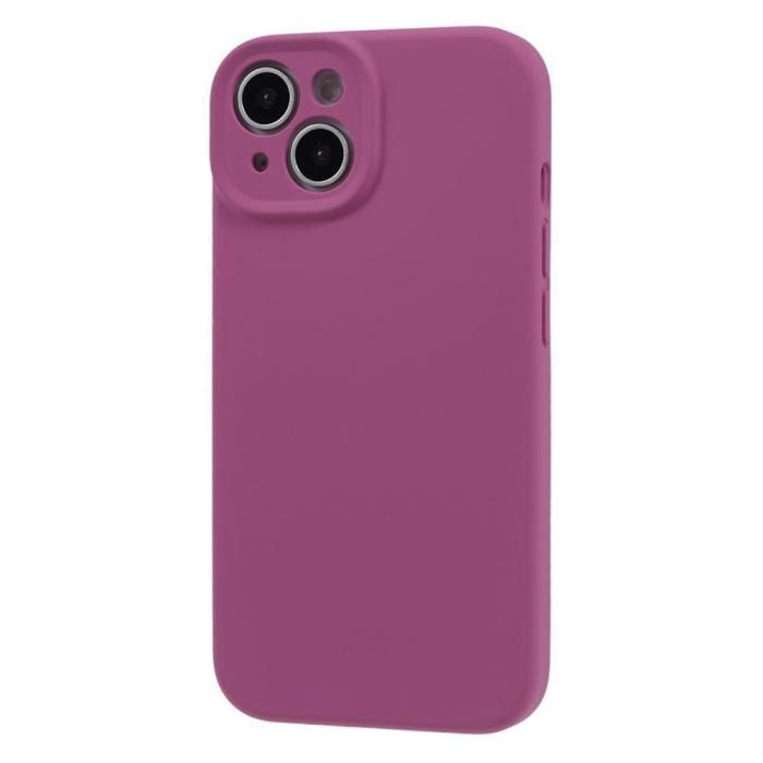 Bild 3, iPhone 15 Plus Skal Liquid Silikon Rosa Pitaya
