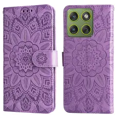 Motorola Edge 70 Fodral Mandala L&auml;der Lila