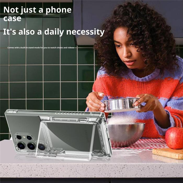 Bild 3, Samsung Galaxy S26 Ultra Skal Kickstand Med Kortfack Tonad Svart