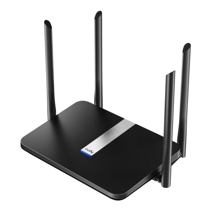 Bild 2, Cudy Wi-Fi Router X6 AX1800 Gigabit Wi-Fi 6 Mesh Svart