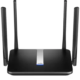 Cudy Wi-Fi Router X6 AX1800 Gigabit Wi-Fi 6 Mesh Svart