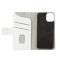 ONSALA iPhone 12 Mini 2in1 Magnet Fodral / Skal Saffiano White