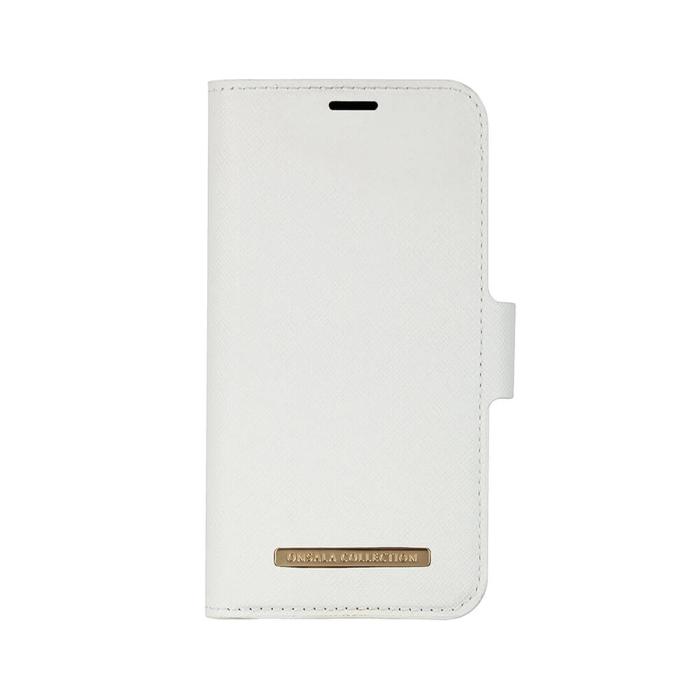 Bild 1, ONSALA iPhone 12 Mini 2in1 Magnet Fodral / Skal Saffiano White