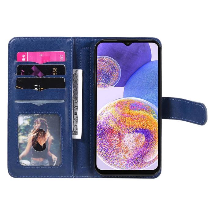 Bild 5, Samsung Galaxy A23 5G Fodral Multifunktionell Mörk Blå