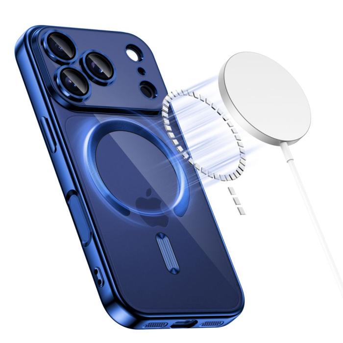 Bild 3, Tech-Protect iPhone 17 Pro Skal MagSafe MagFlex Deep Blue
