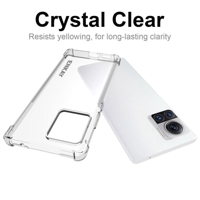 Bild 5, ENKAY Motorola Edge 30 Ultra 5G Skal Shockproof TPU Transparent